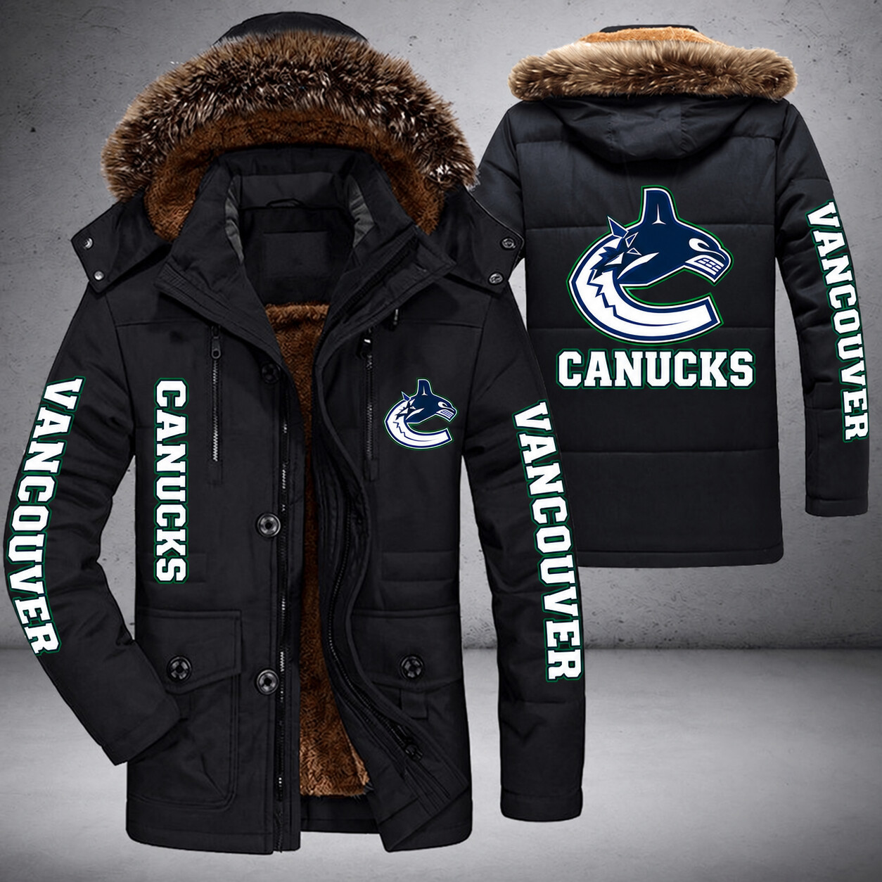 Vancouver Canucks NHL Parka Jacket - LIMITED EDITION PRSVBP