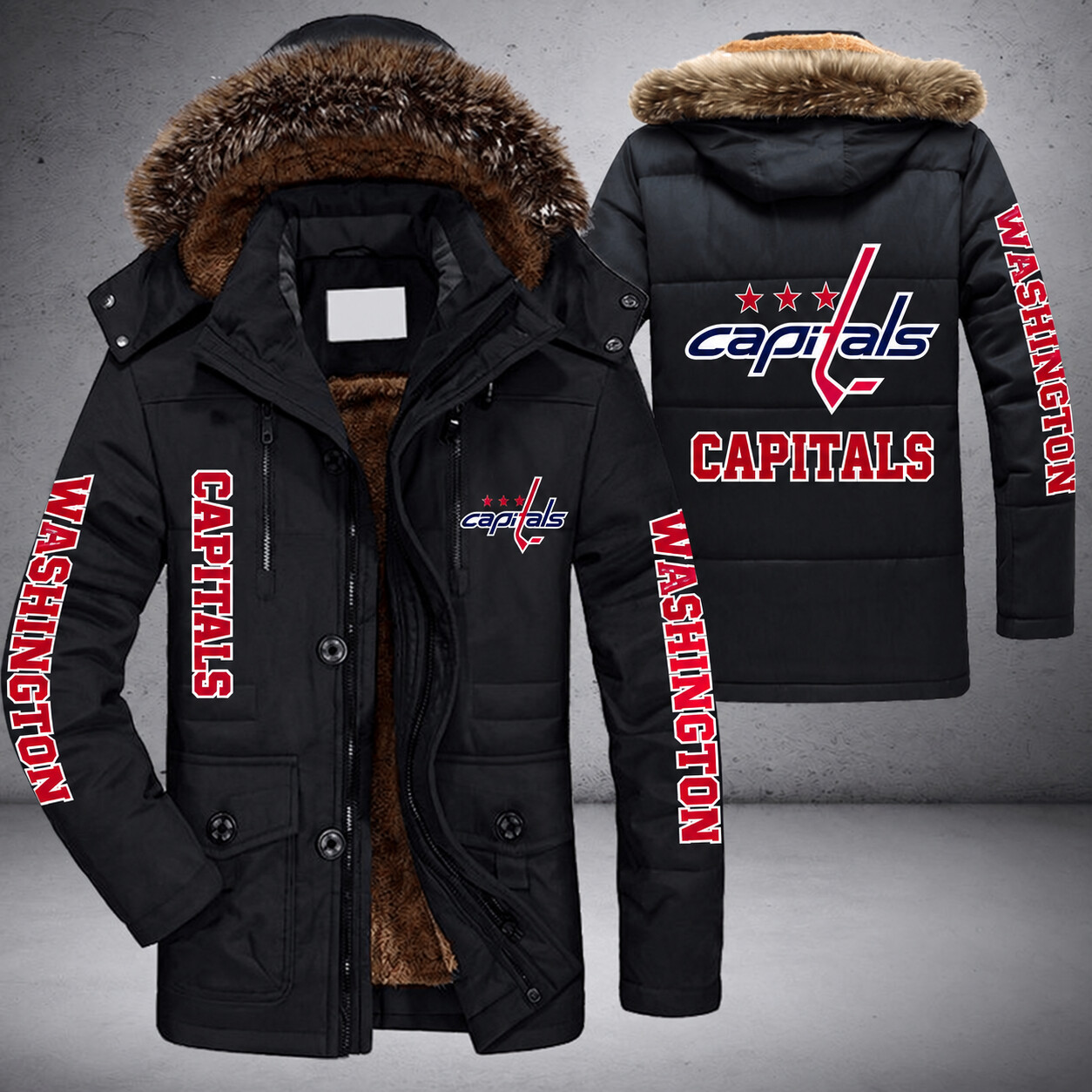 Washington Capitals NHL Parka Jacket - LIMITED EDITION P64O0D