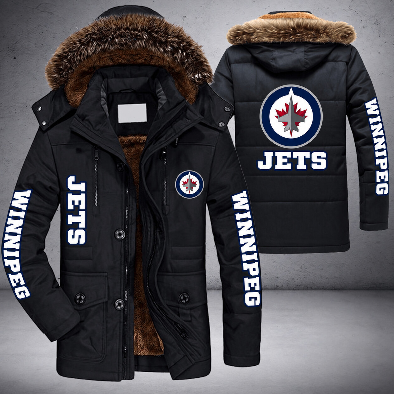 Winnipeg Jets NHL Parka Jacket - LIMITED EDITION P5G5ZB