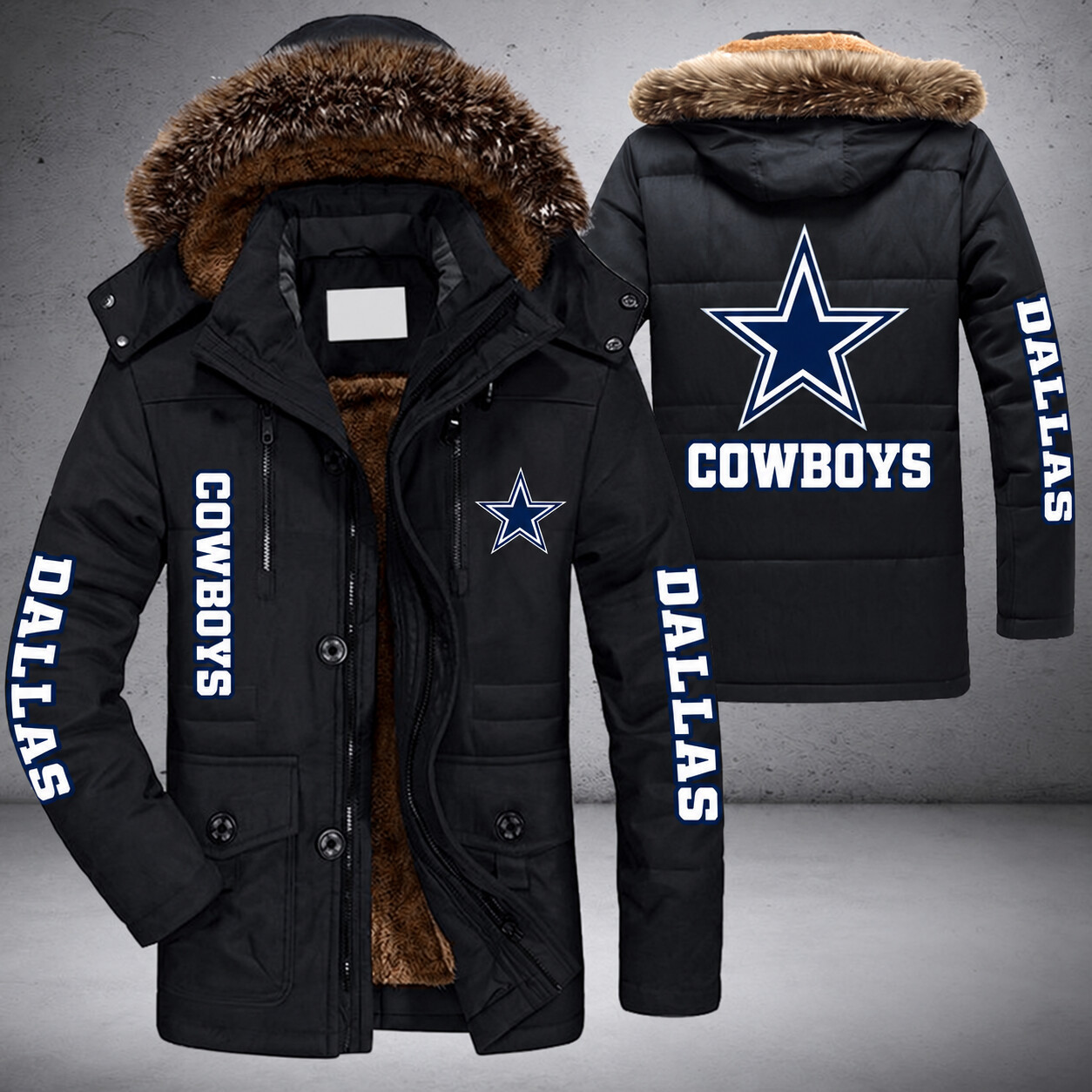 Dallas Cowboys NFL Parka Jacket - LIMITED EDITION PY9RCB