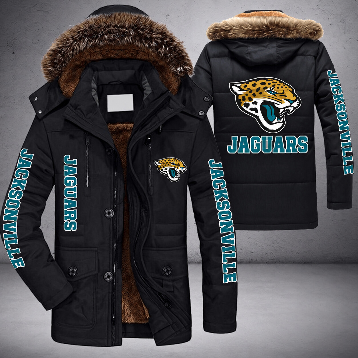 Jacksonville Jaguars NFL Parka Jacket - LIMITED EDITION PVAPRR