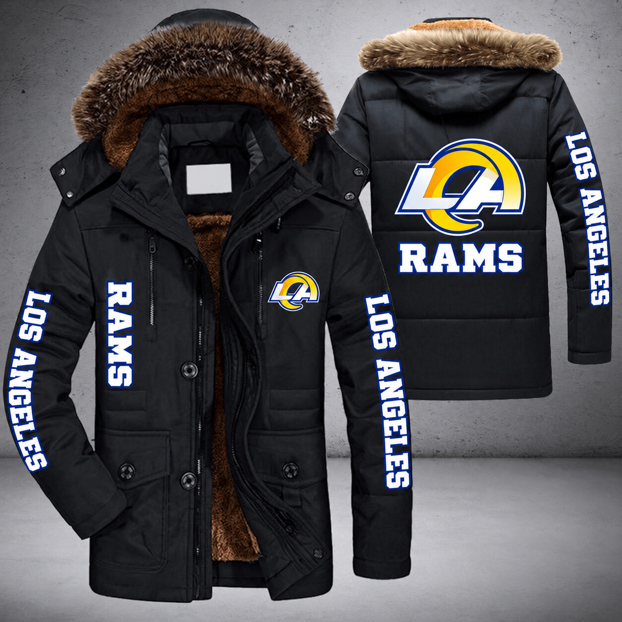 Los Angeles Rams NFL Parka Jacket - LIMITED EDITION P51HMR