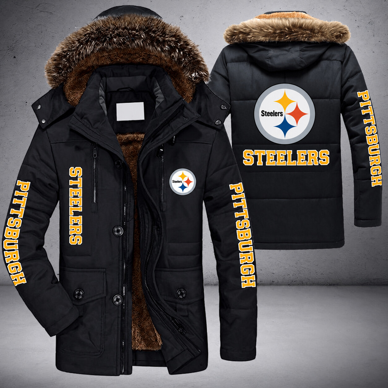 Pittsburgh Steelers NFL Parka Jacket - LIMITED EDITION PPBPHN