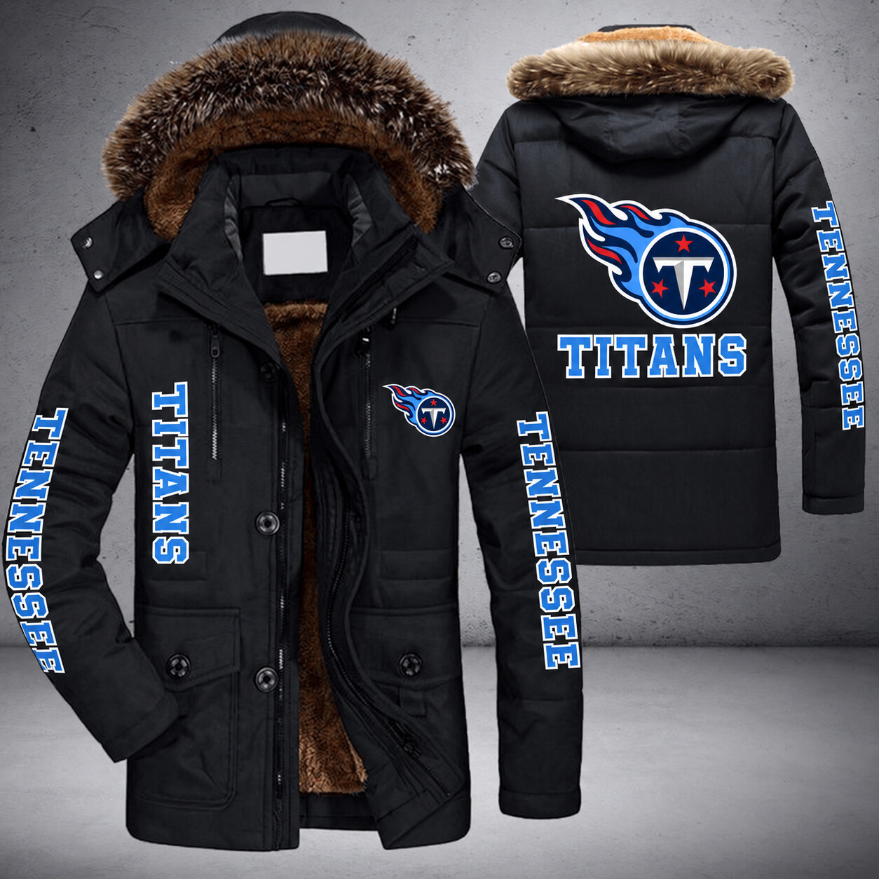 Tennessee Titans NFL Parka Jacket - LIMITED EDITION PTJJ9T
