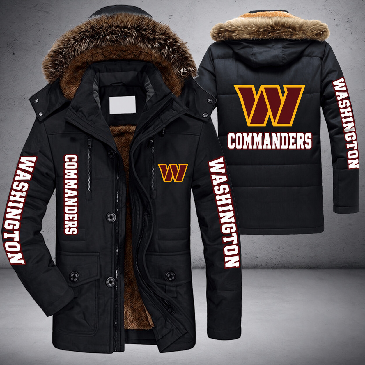 Washington Commanders NFL Parka Jacket - LIMITED EDITION PK60JJ