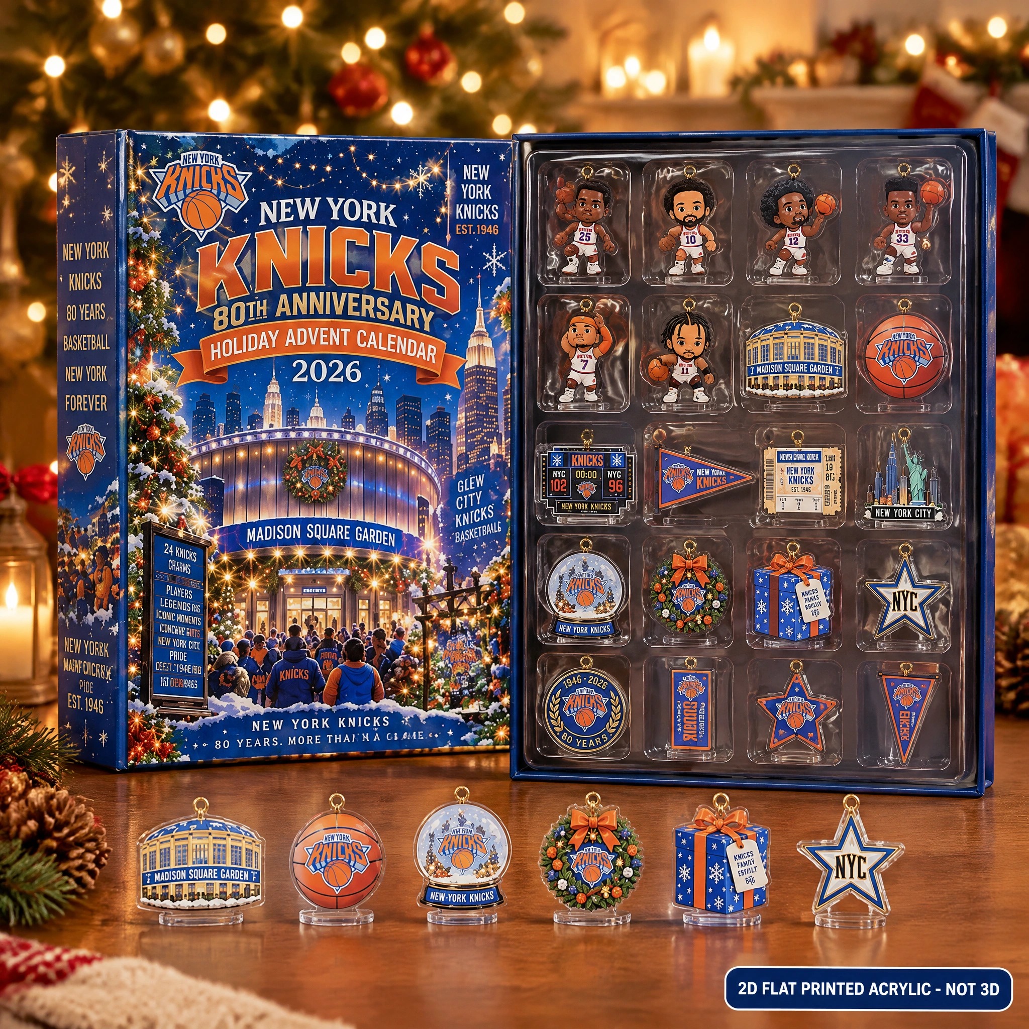 New York Knicks 80th Anniversary Advent Calendar PBYVMLZ
