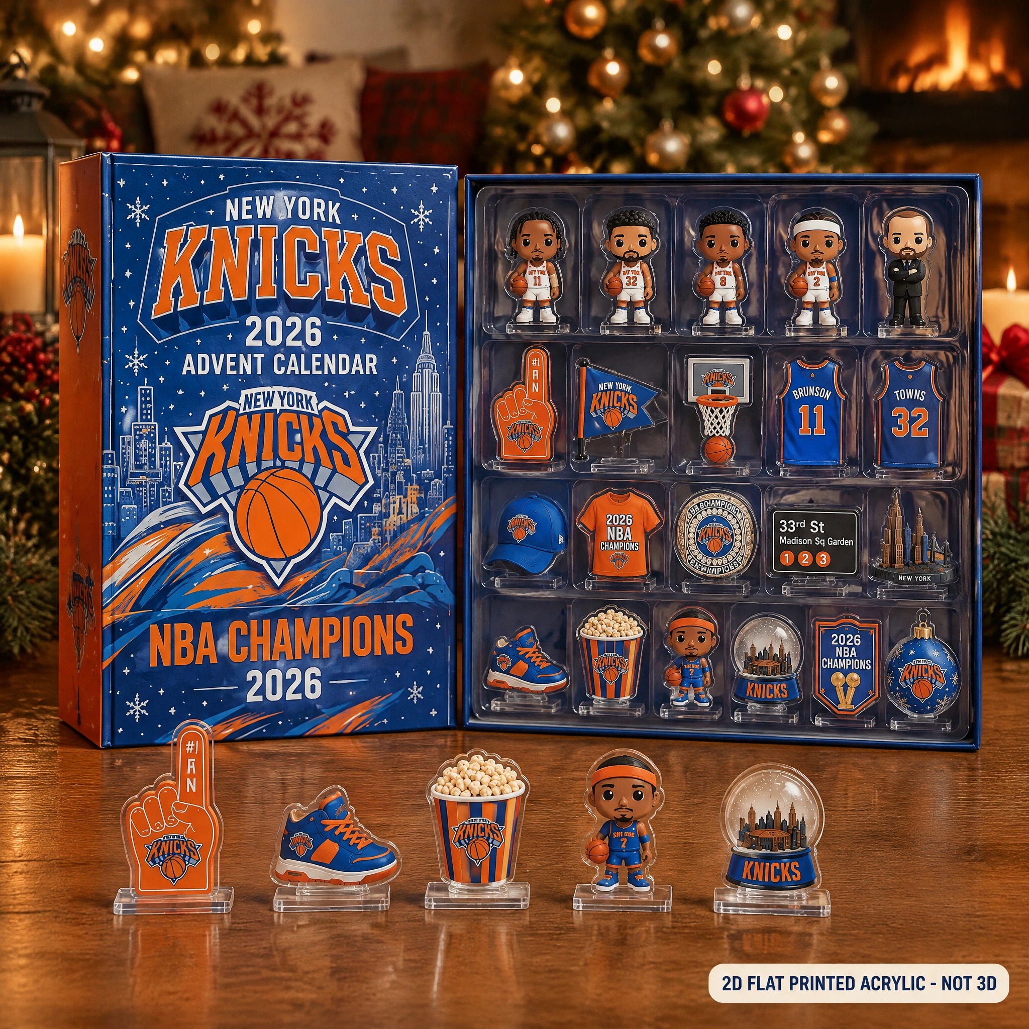 New York Knicks Champions Christmas Advent Calendar PBRMBUF