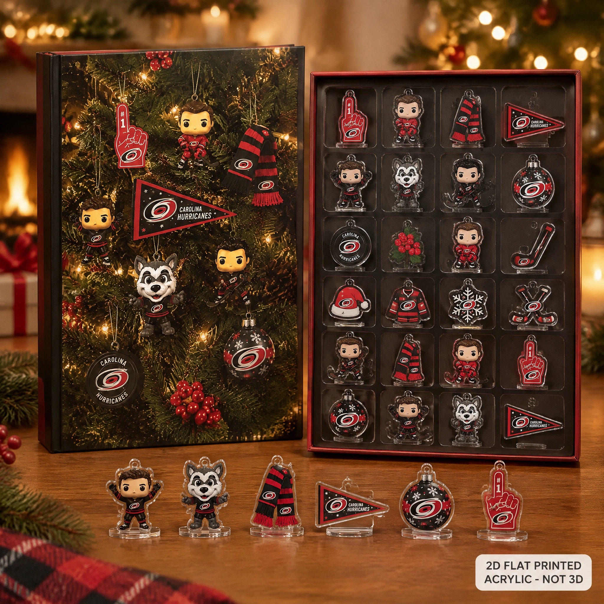 Carolina Hurricanes Christmas Advent Calendar PB7J4EZ