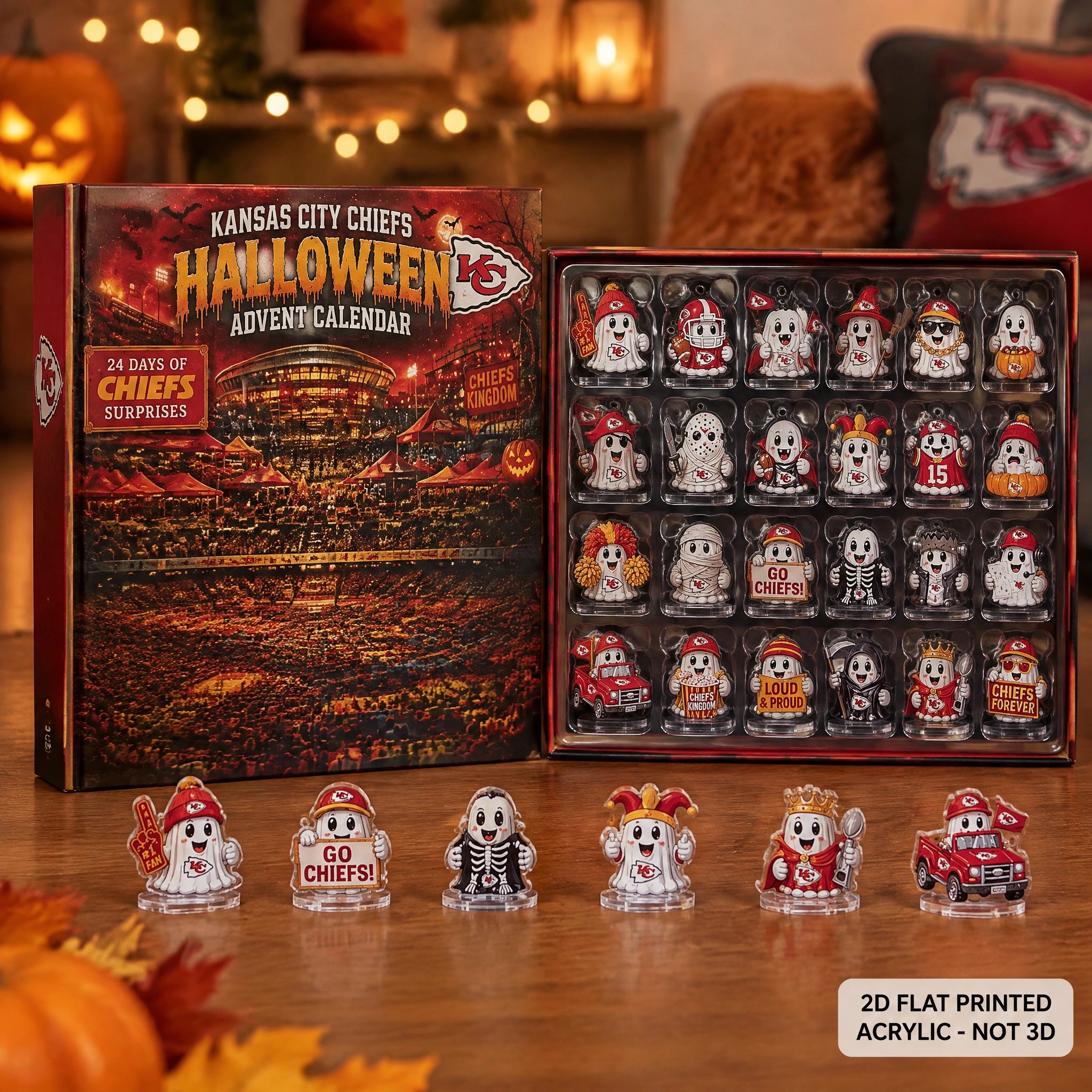 Kansas City Chiefs Halloween Advent Calendar PB4OO2D