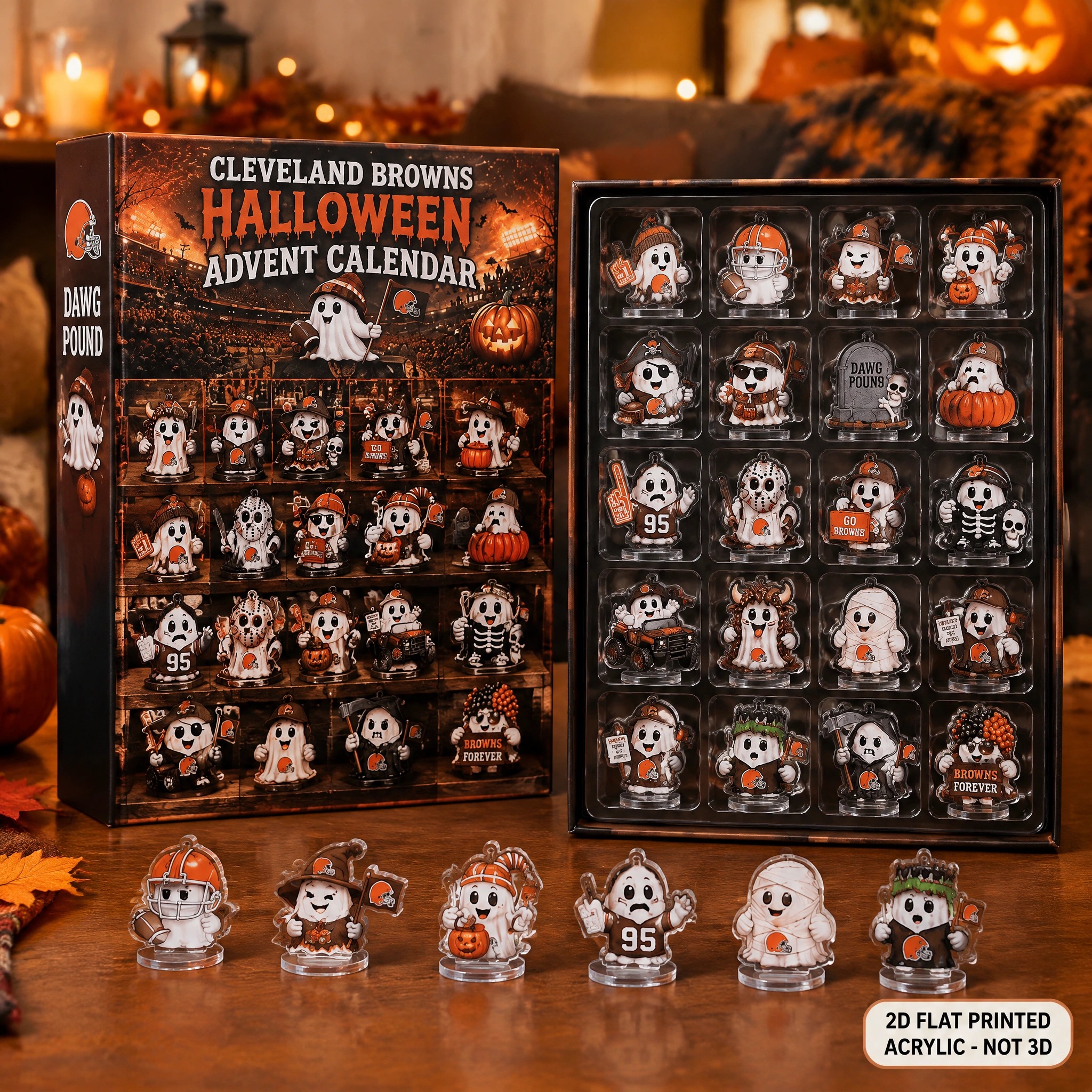 Cleveland Browns Halloween Advent Calendar PBCQ89E