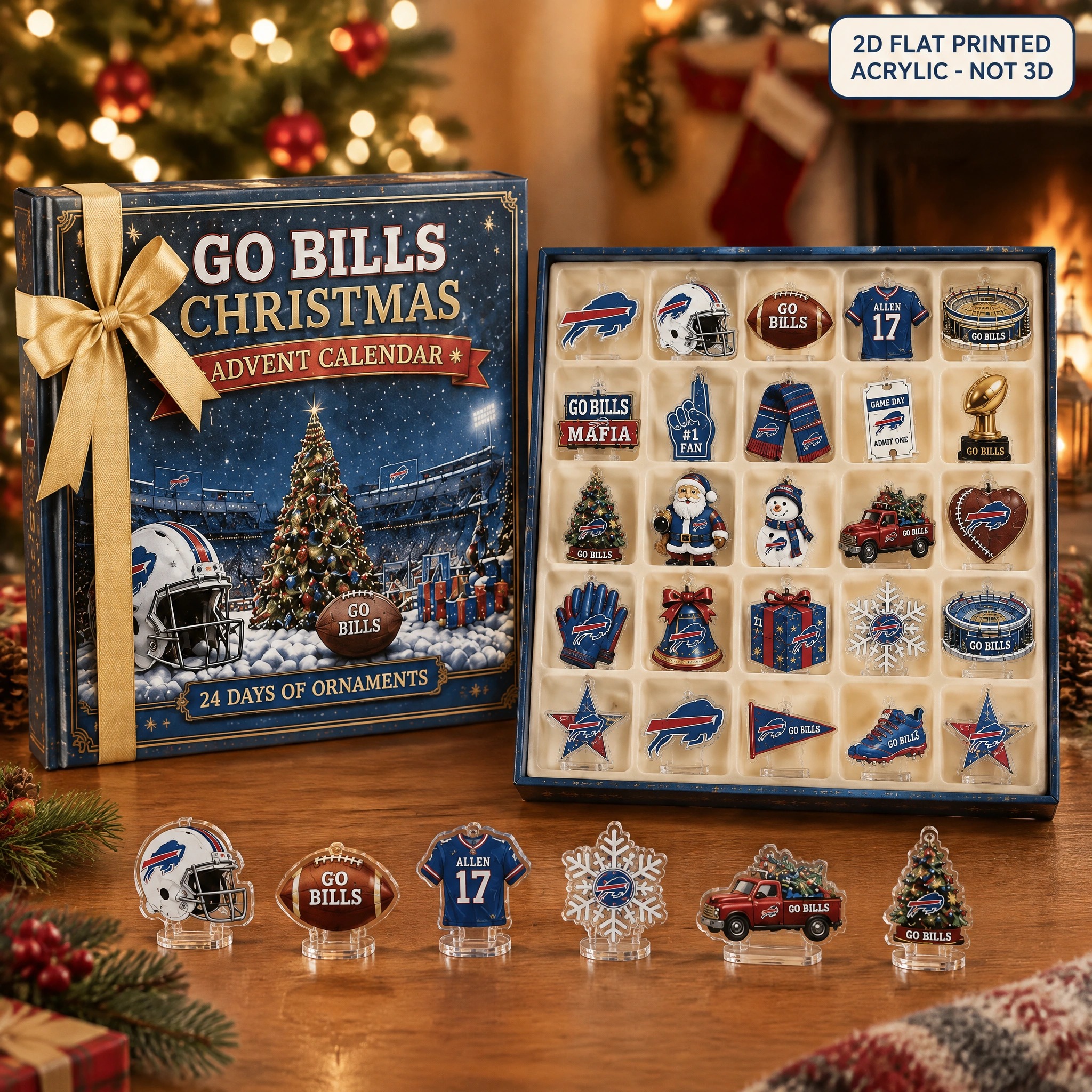 Buffalo Bills Christmas Advent Calendar PBM8ZGB