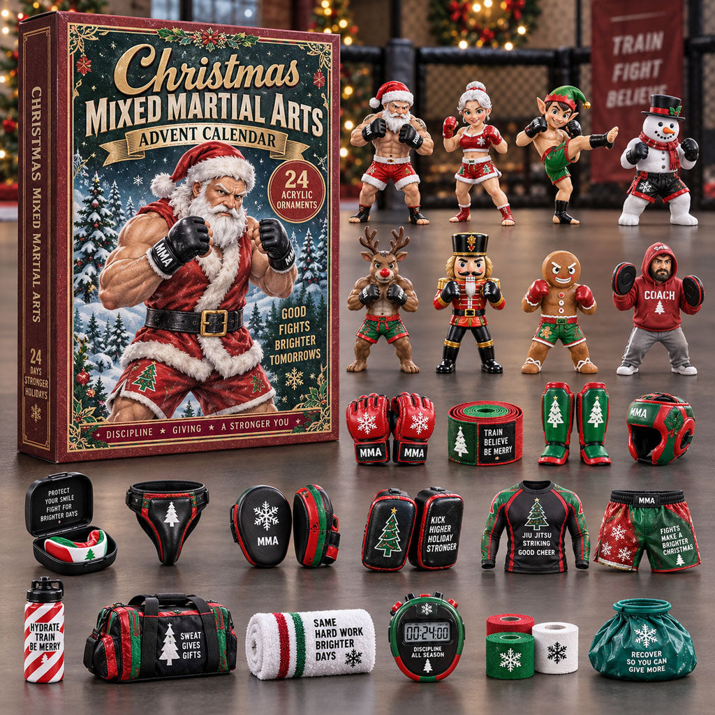 MMA Gears advent calendar box with 24 acrylic Christmas charms